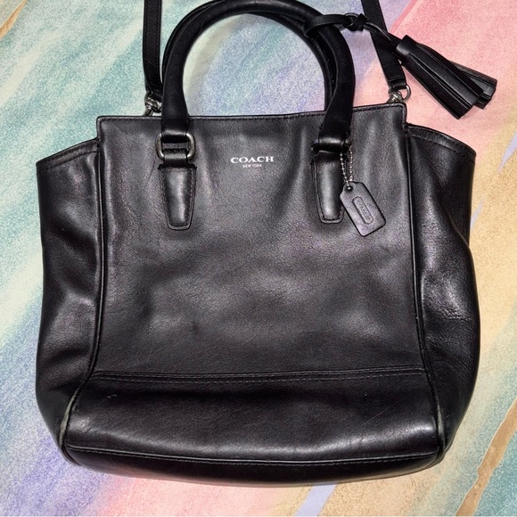 Coach F 48894 Mini Tanner crossbody bags in black - Picture 1 of 10